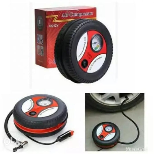 Portable Car Air Pump 260PSI DC 12V Electric Compressor – Powerful Tyre Inflator for Car, Truck, SUV & Motorcycle