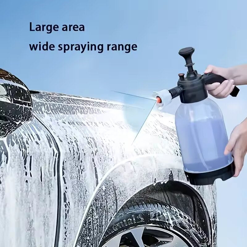 Hand Pump Foam Car Wash Sprayer Bottle – Multi-Purpose Manual Pressure Sprayer for Car Cleaning, Gardening & Plant Watering
