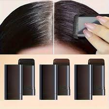 Instant Hair Color Stick for Gray Hair – Black Root Touch Up Stick, Temporary Hair Concealer & Portable Hair Color (20g)
