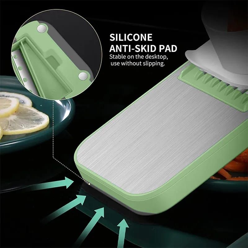 5-in-1 Manual Food Grater & Vegetable Slicer – Multi-Functional Kitchen Tool