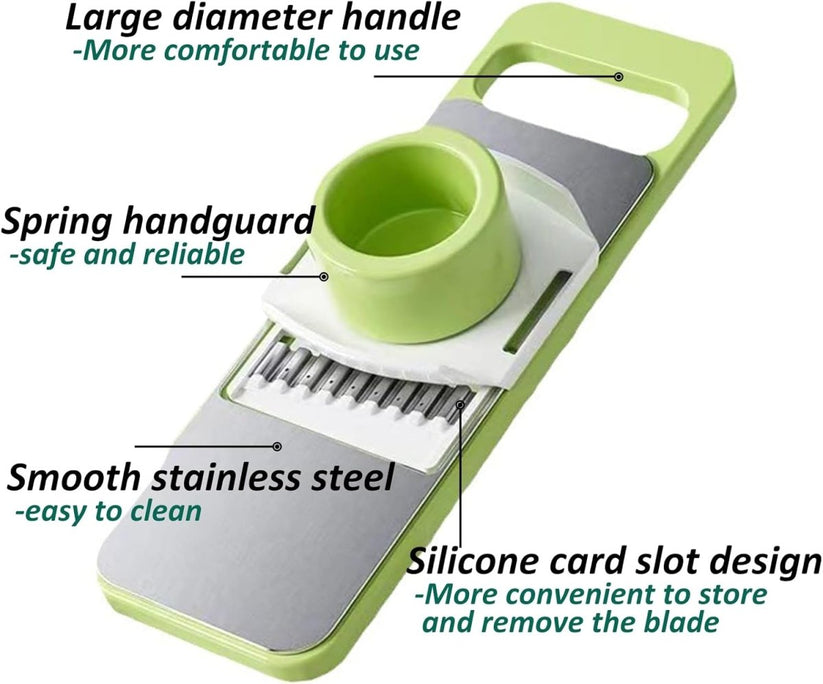 5-in-1 Manual Food Grater & Vegetable Slicer – Multi-Functional Kitchen Tool