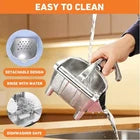 Stainless Steel Lemon & Orange Clip Handheld Juicer – Portable Citrus Squeezer