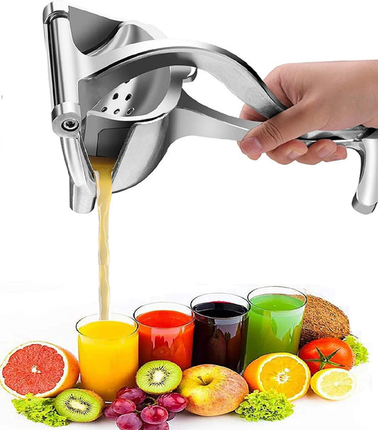 Stainless Steel Lemon & Orange Clip Handheld Juicer – Portable Citrus Squeezer