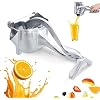 Stainless Steel Lemon & Orange Clip Handheld Juicer – Portable Citrus Squeezer
