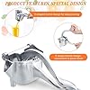 Stainless Steel Lemon & Orange Clip Handheld Juicer – Portable Citrus Squeezer