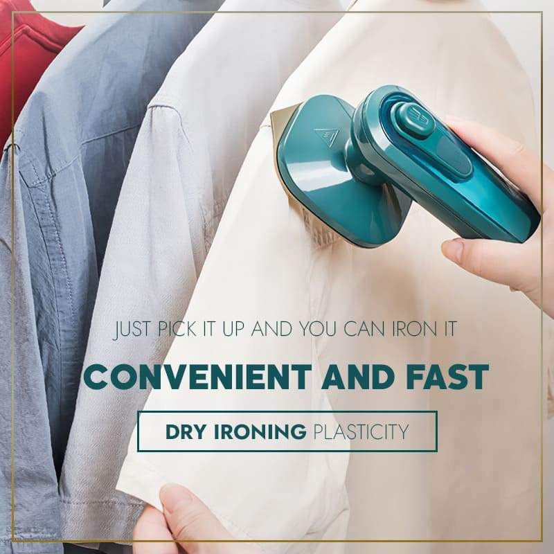 Professional Micro Steam Iron – Portable Handheld Dry &amp; Wet Garment Steamer