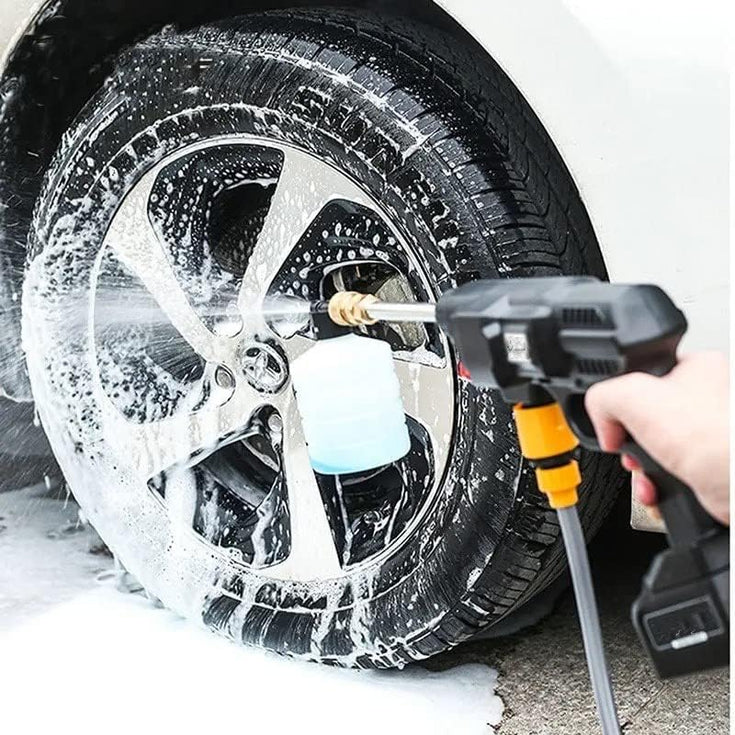 21V Cordless Pressure Washer – Portable Battery Power Washer with Dual 2.0Ah Batteries for Car, Garden & Home Cleaning