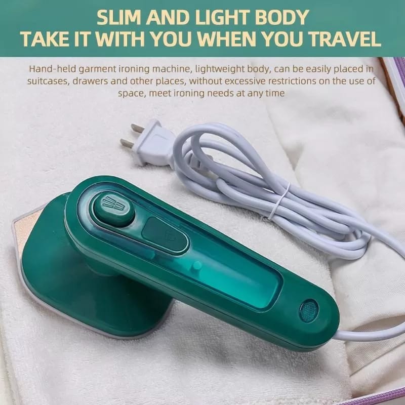 Professional Micro Steam Iron – Portable Handheld Dry &amp; Wet Garment Steamer