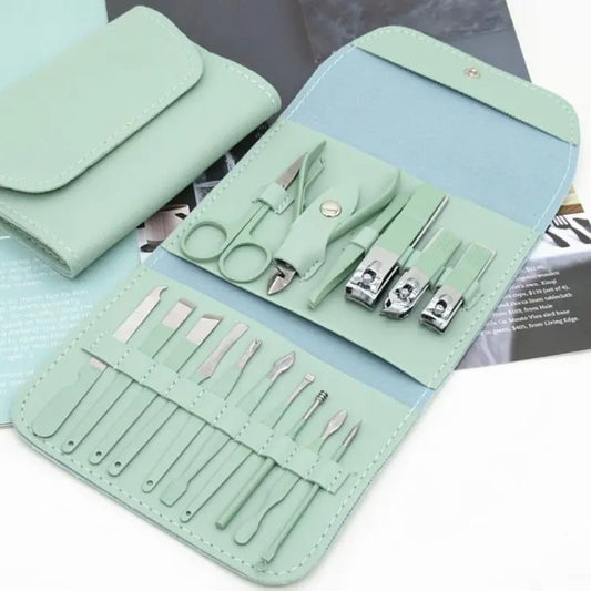 16-in-1 Nail Kit – Complete Manicure &amp; Pedicure Tool Set