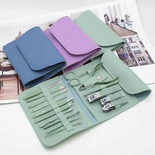 16-in-1 Nail Kit – Complete Manicure &amp; Pedicure Tool Set