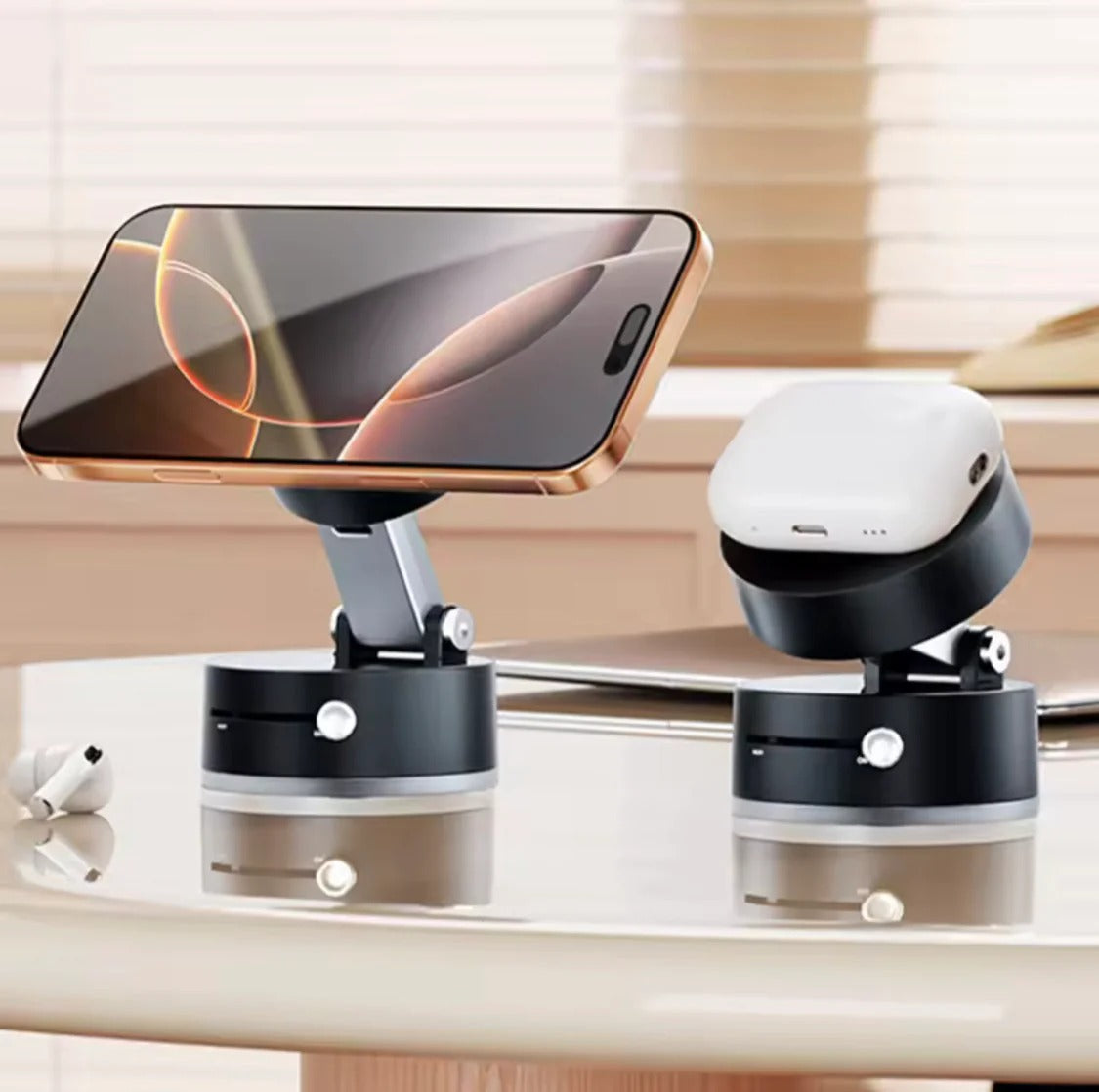 Magnetic Suction Phone Holder – Foldable &amp; Adjustable 360° Mount