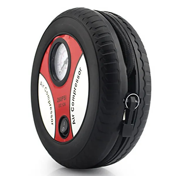 Portable Car Air Pump 260PSI DC 12V Electric Compressor – Powerful Tyre Inflator for Car, Truck, SUV & Motorcycle