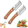 3-in-1 Multi Functional Vegetable Peeler with Wooden Handle &amp; Bottle Opener